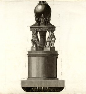 Veduta del prospetto principale della Colonna Traiana da Giovanni Battista Piranesi